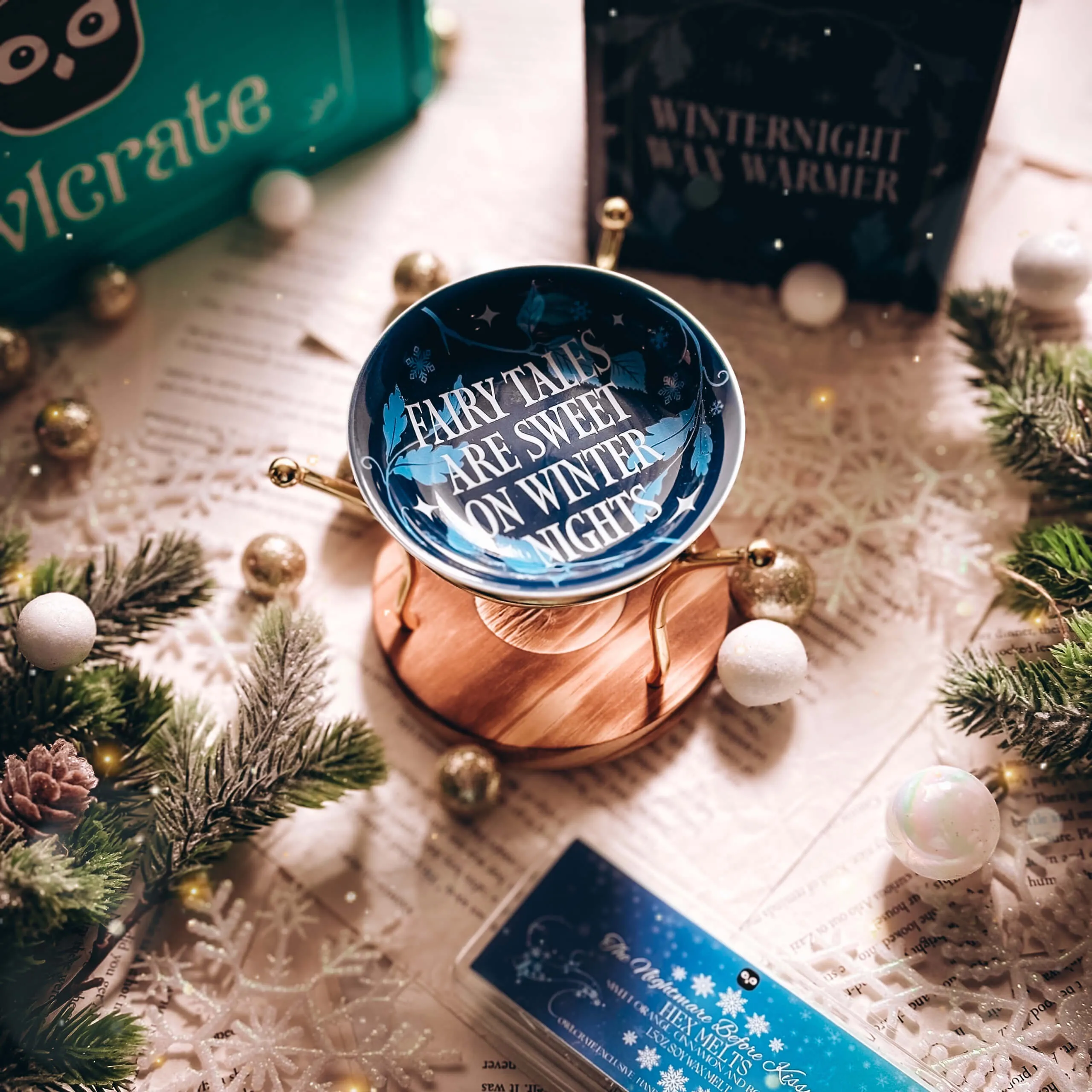 The Holiday Box — Book & Goodies (Exclusive OwlCrate Edition)