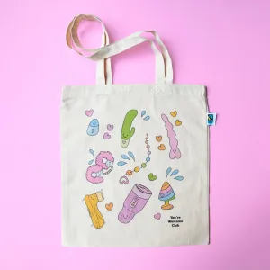 The Vulva Gallery | you're welcome club | tote bag | happy toys