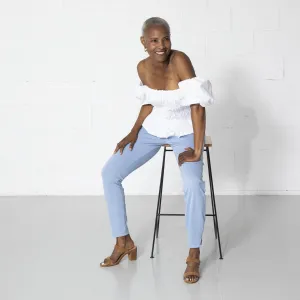 The Willow Ankle Pant - Periwinkle