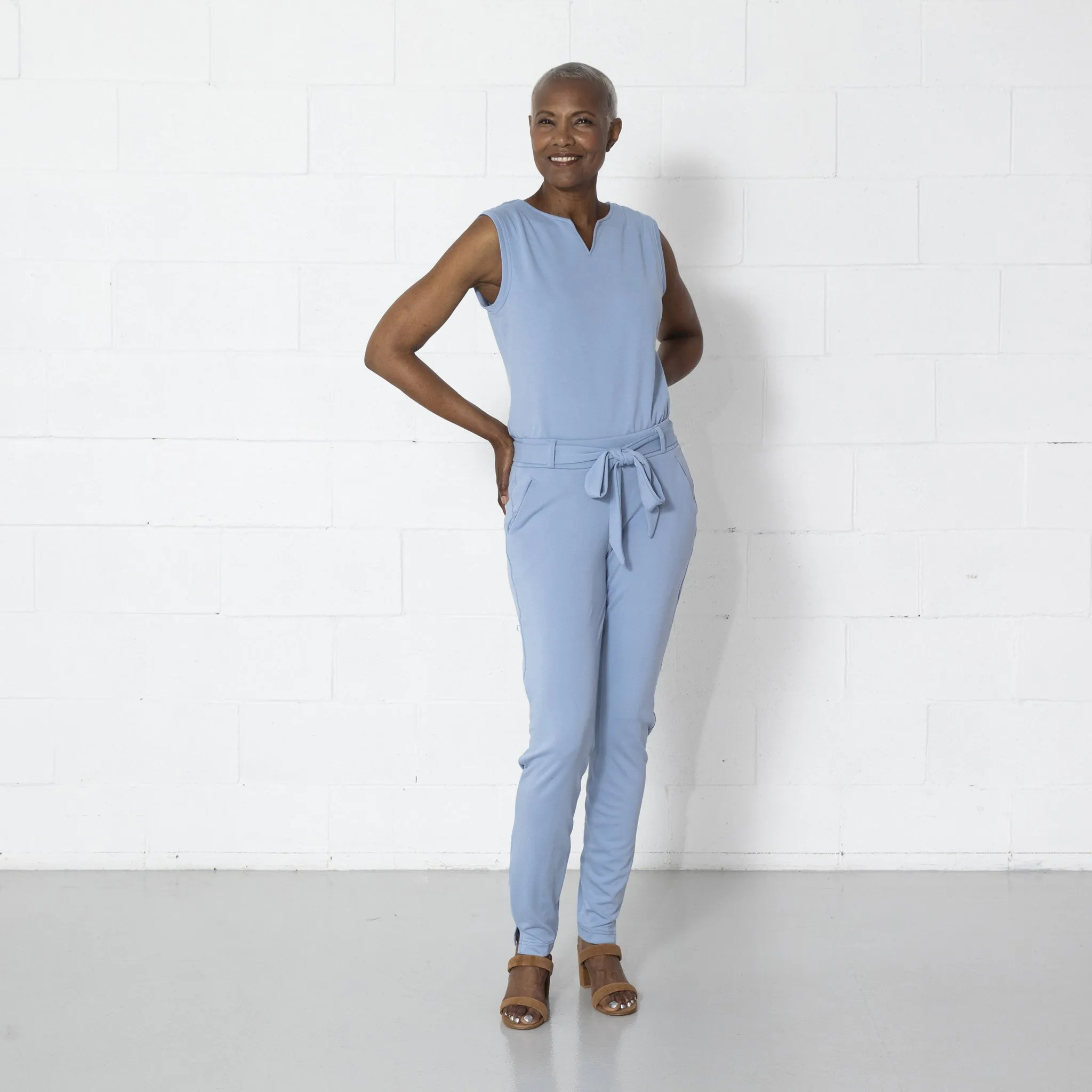 The Willow Ankle Pant - Periwinkle