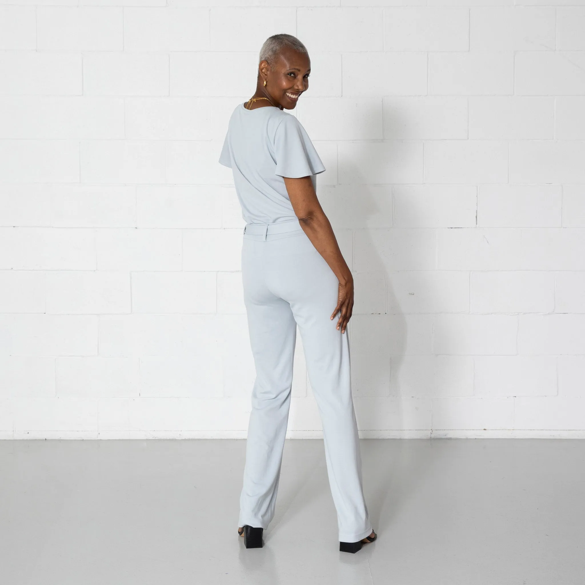 The Willow Straight Pant - Dove