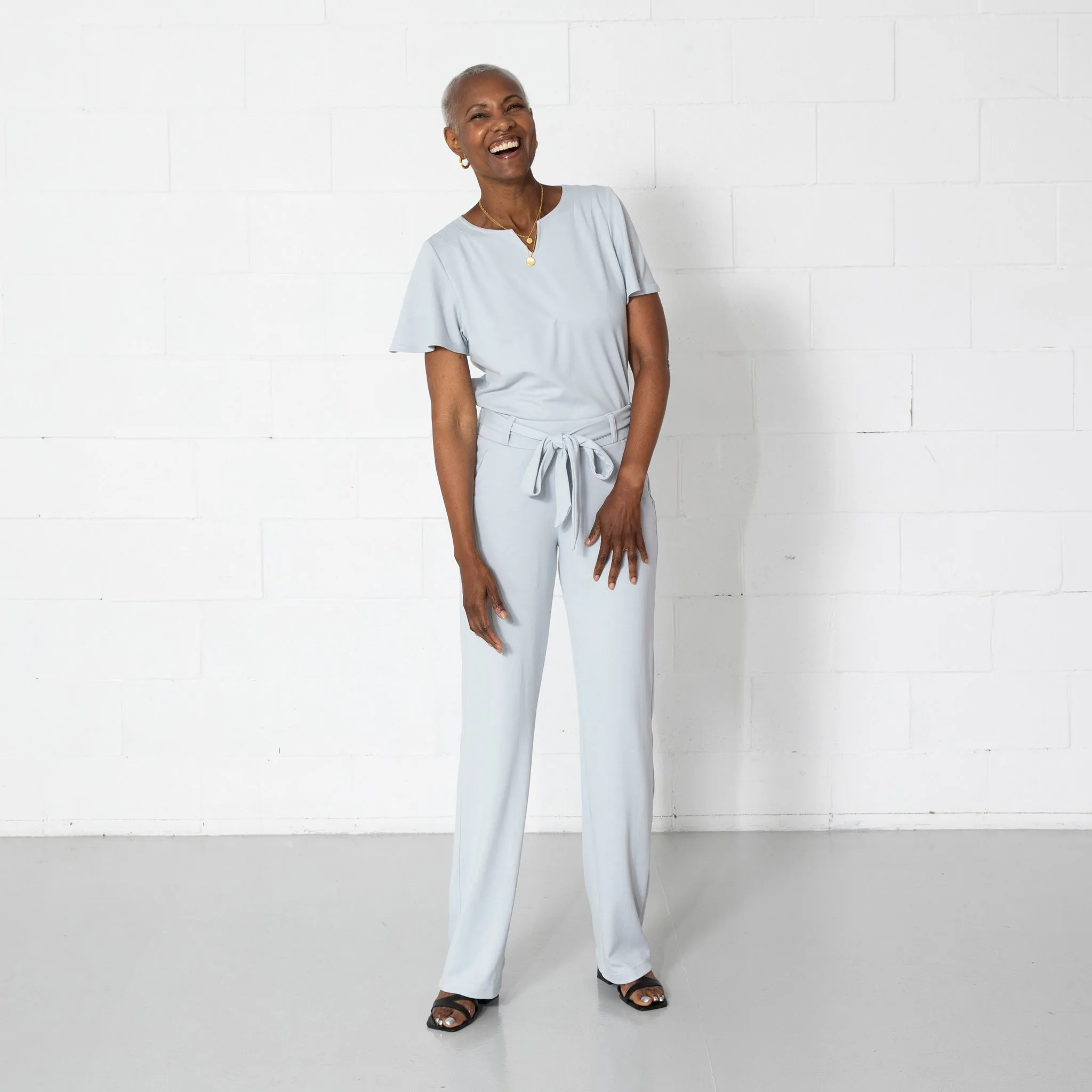 The Willow Straight Pant - Dove