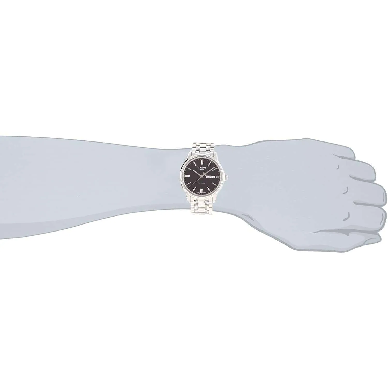 TISSOT T-CLASSIC AUTOMATIC 40 MM MEN WATCH T0654301105100