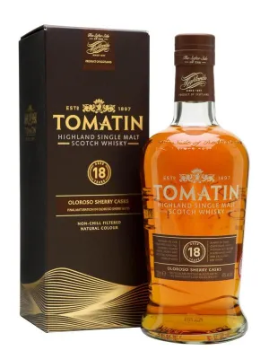 Tomatin Highland Single Malt Scotch Whisky  Oloroso Sherry Cask 18 year 750 ml