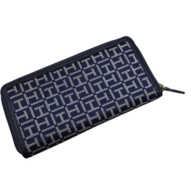 Tommy Hilfiger Navy Print Jacquard Wallet