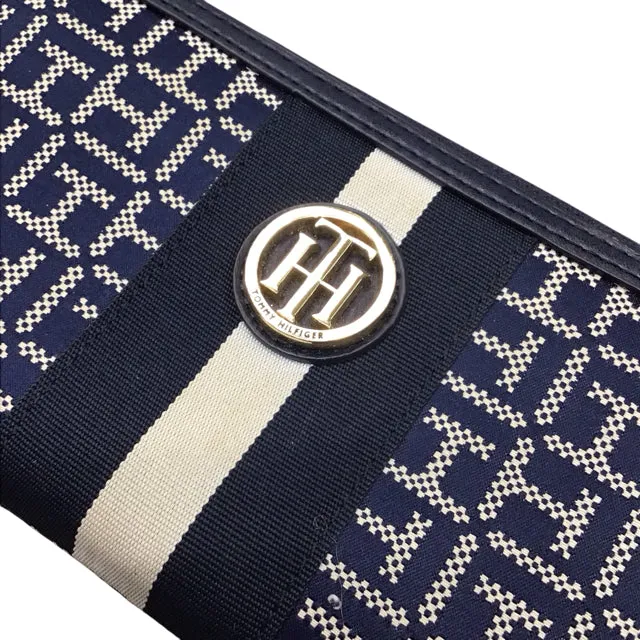 Tommy Hilfiger Navy Print Jacquard Wallet