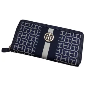 Tommy Hilfiger Navy Print Jacquard Wallet