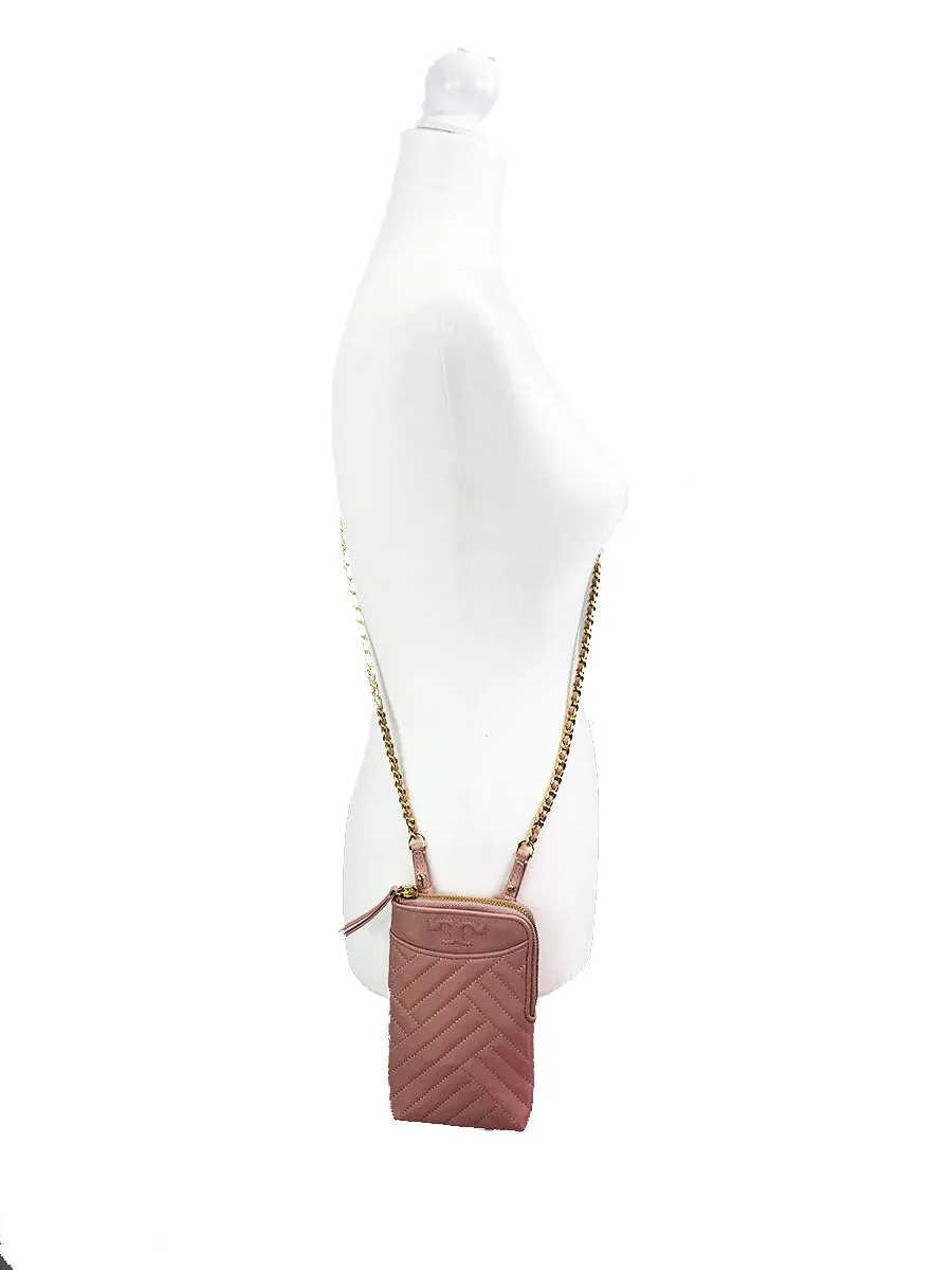 Tory Burch Alexa Phone Crossbody in Shell Pink