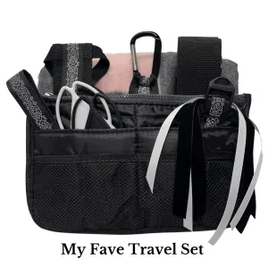 Travel Set - Pink Plaid