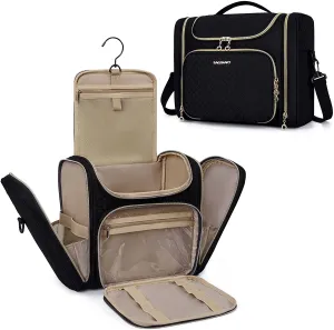 Travel Toiletry Bag for Women Waterproof Cosmetic Bag with Hook