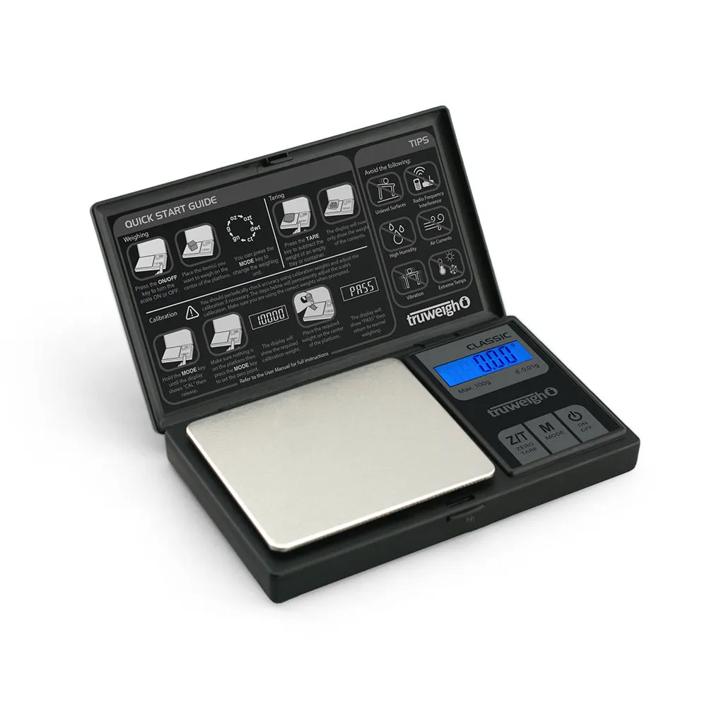 Truweigh Classic Digital Mini Scale Black