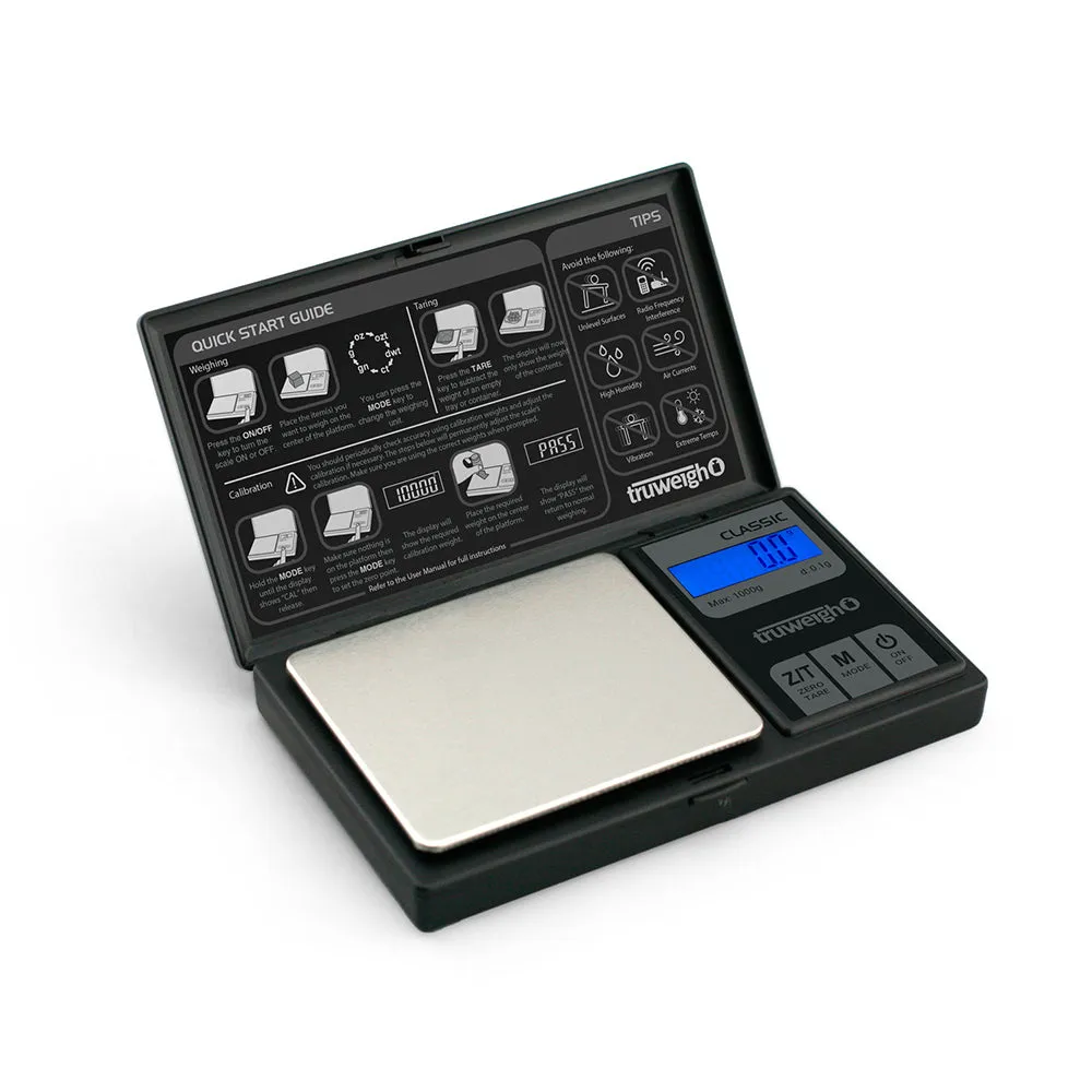 Truweigh Classic Digital Mini Scale Black
