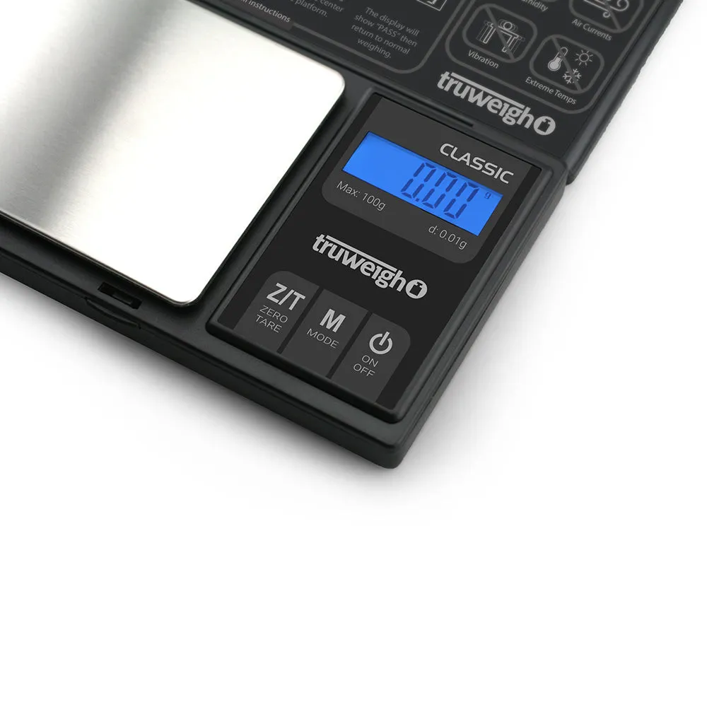 Truweigh Classic Digital Mini Scale Black