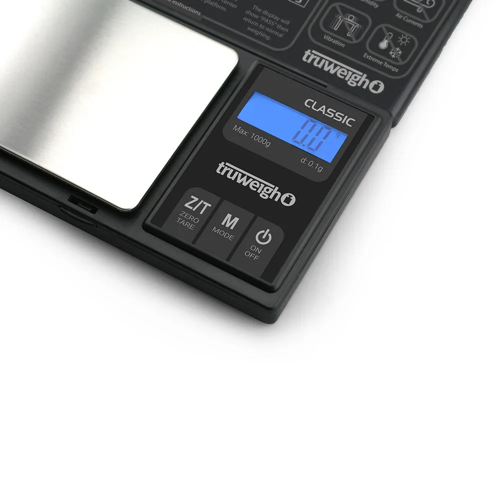 Truweigh Classic Digital Mini Scale Black