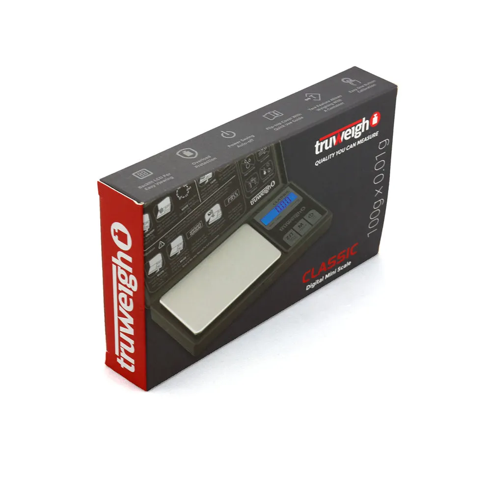 Truweigh Classic Digital Mini Scale Black