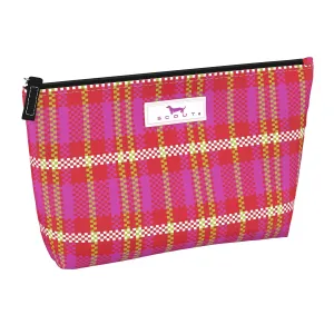 Twiggy Slim Makeup Bag Small- Sweet Tartan