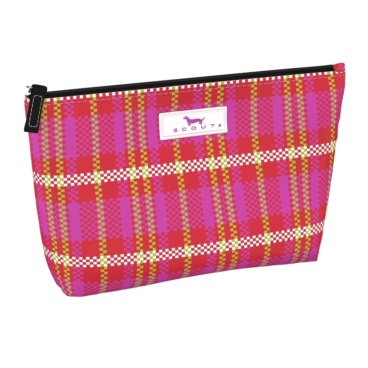 Twiggy Slim Makeup Bag Small- Sweet Tartan