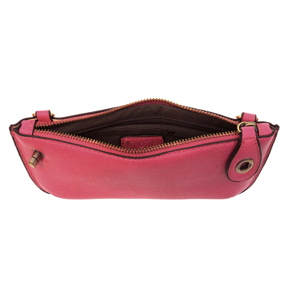Twist Lock Crossbody Mini Clutch - Monogrammed Cross Body Wristlet - Jewel Tones