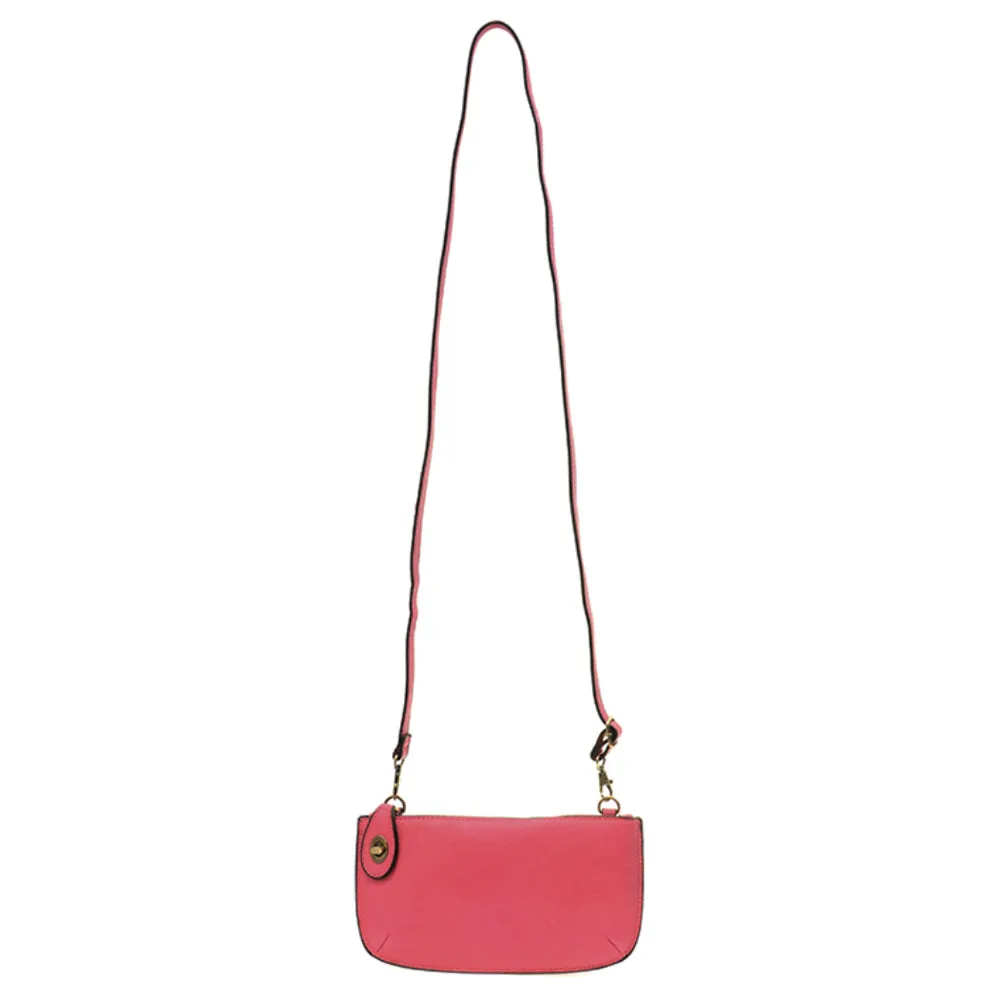 Twist Lock Crossbody Mini Clutch - Monogrammed Cross Body Wristlet - Jewel Tones