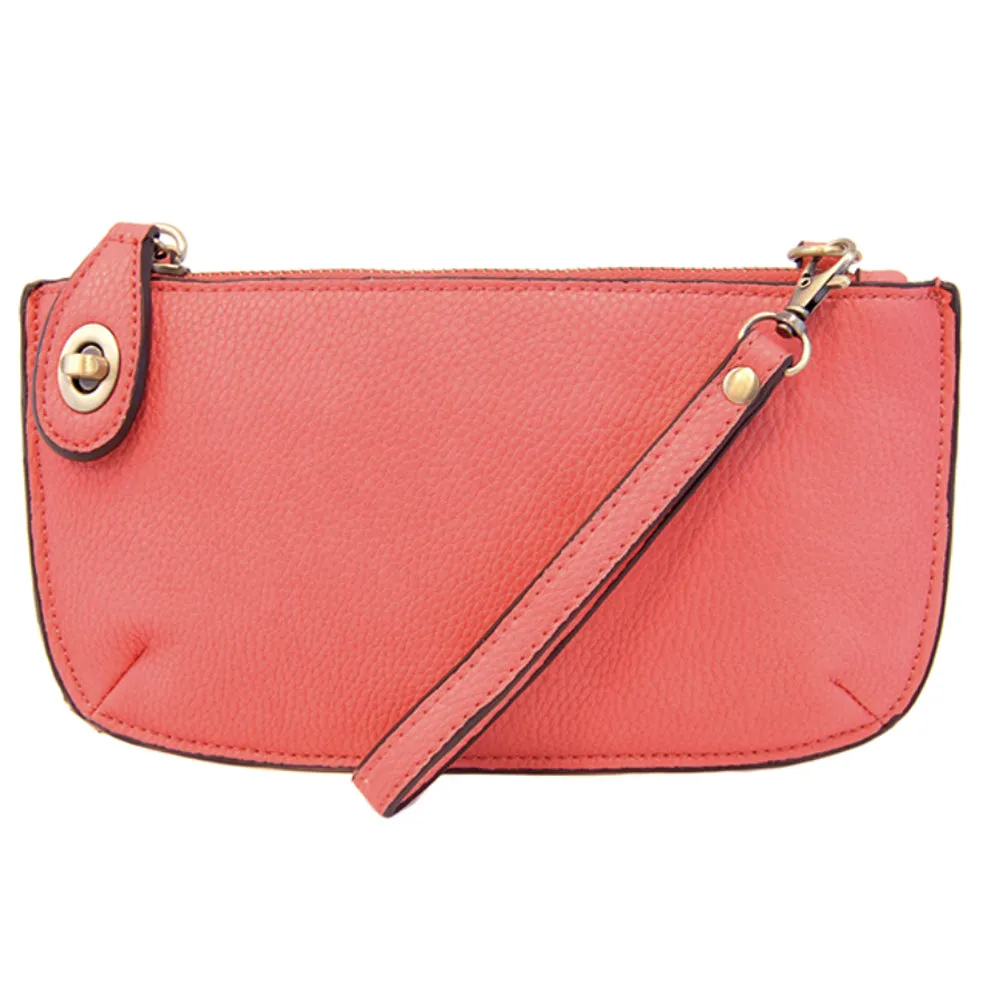 Twist Lock Crossbody Mini Clutch - Monogrammed Cross Body Wristlet - Jewel Tones