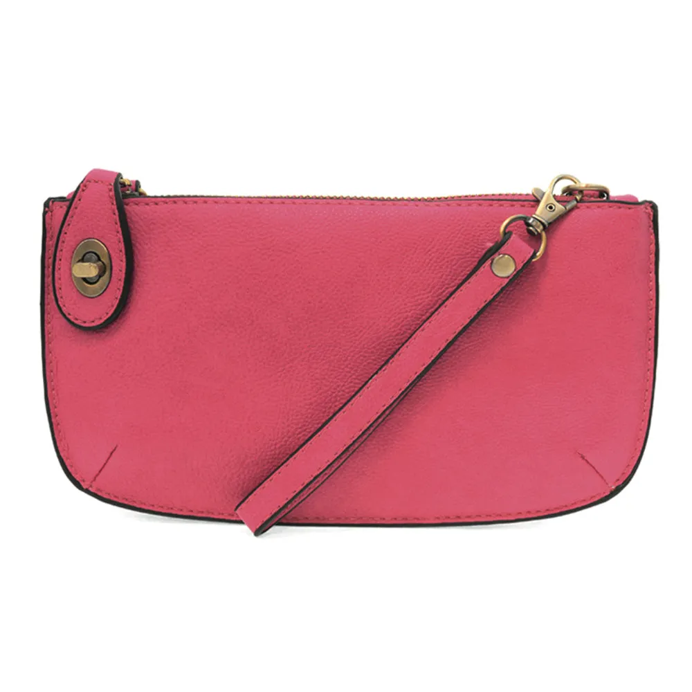 Twist Lock Crossbody Mini Clutch - Monogrammed Cross Body Wristlet - Jewel Tones