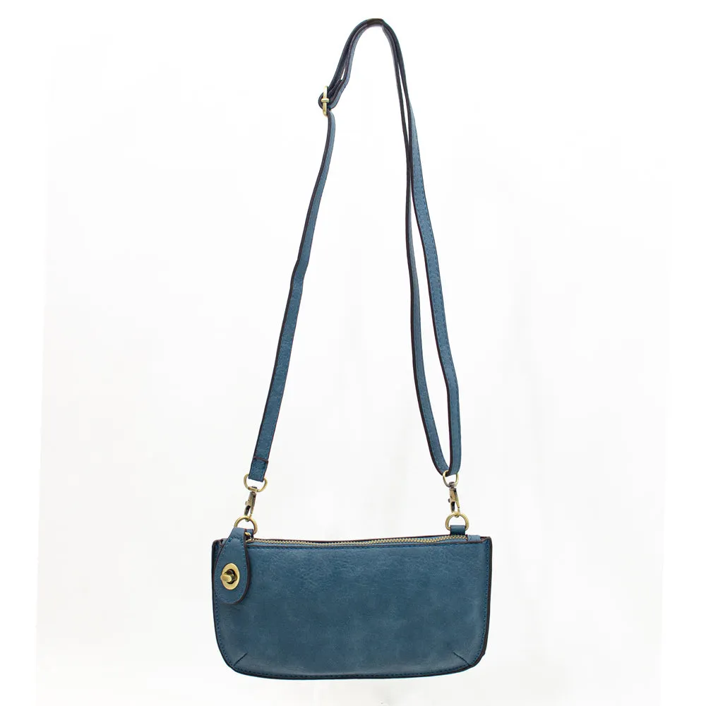 Twist Lock Crossbody Mini Clutch - Monogrammed Wristlet - Fall Colors