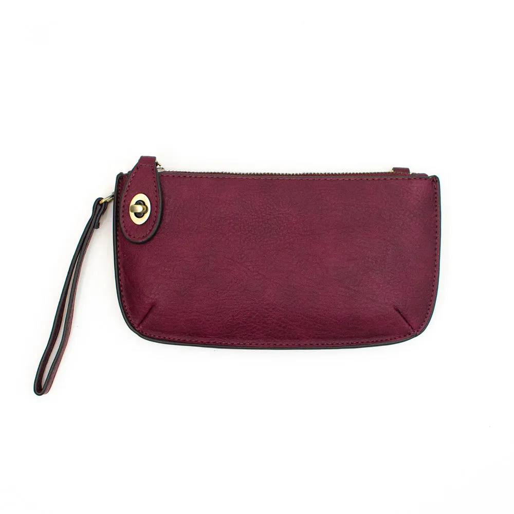 Twist Lock Crossbody Mini Clutch - Monogrammed Wristlet - Fall Colors