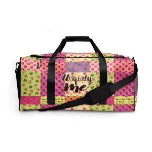 Uniquely Me Floral Pattern Duffle Bag