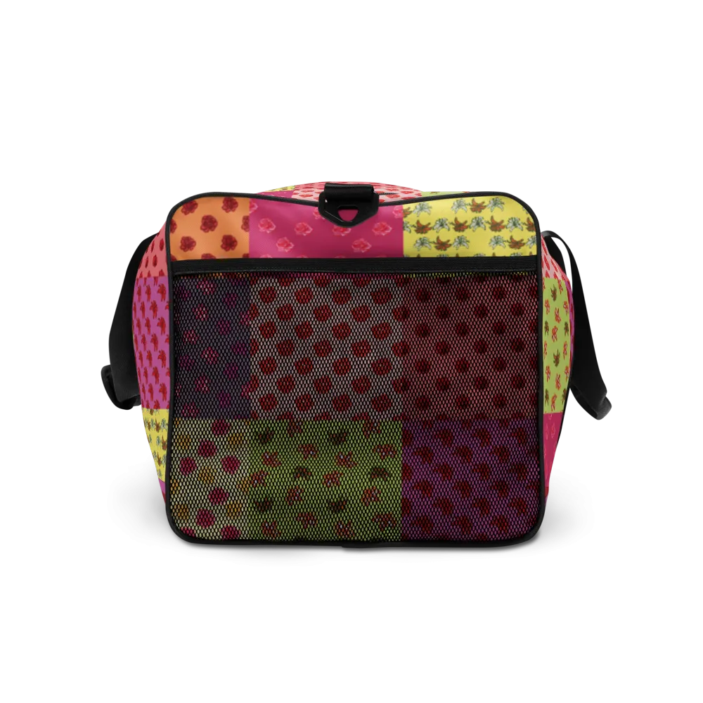 Uniquely Me Floral Pattern Duffle Bag