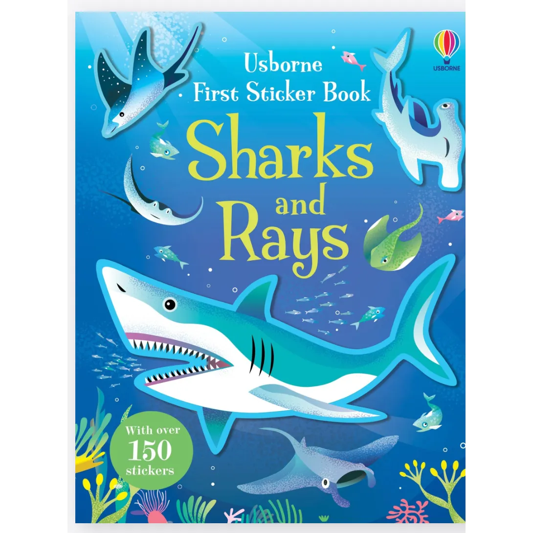 Usborne First Sticker Book: Sharks and Rays