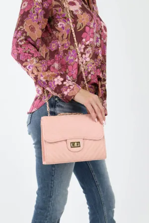 V Stitch Crossbody with Wallet Set