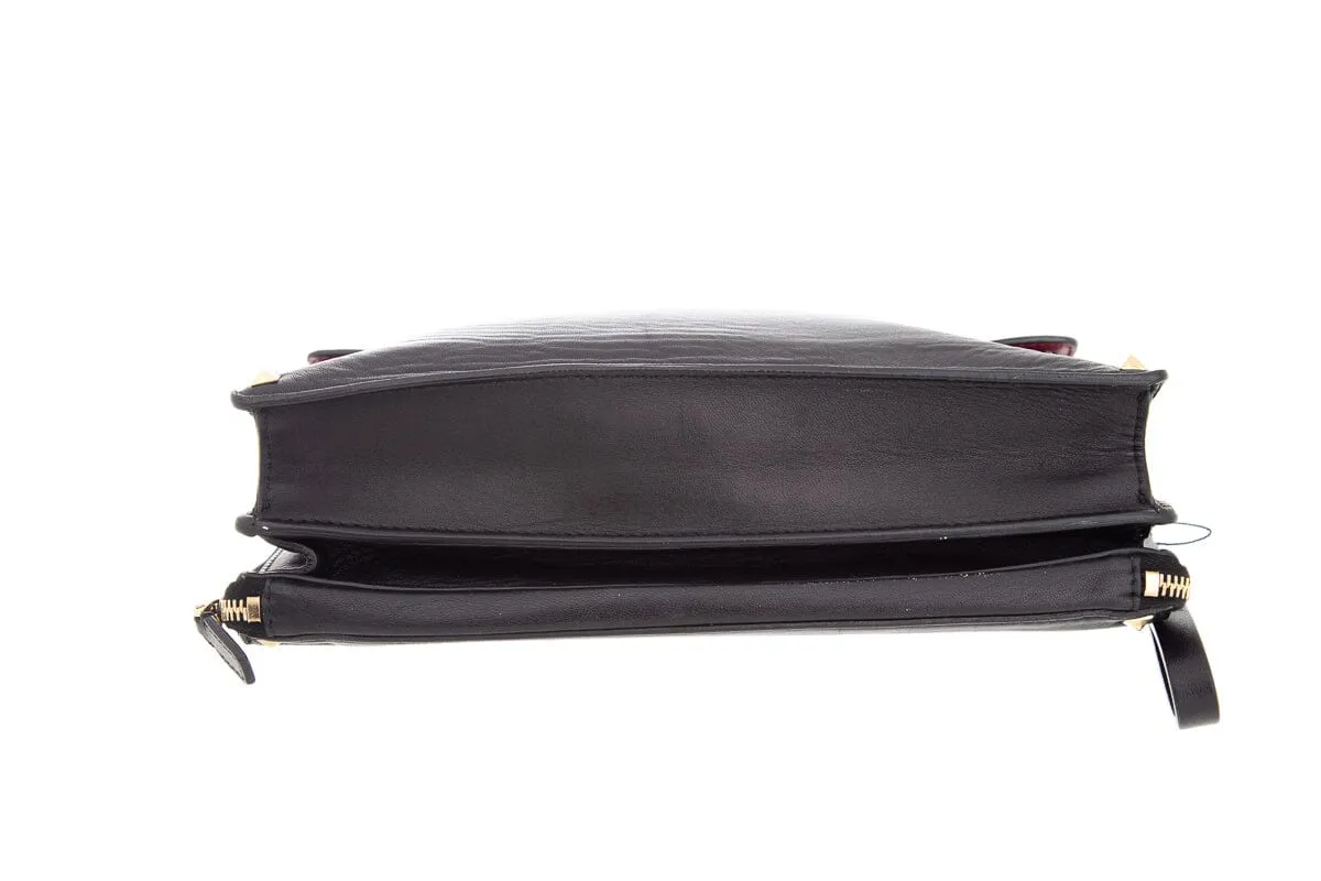 Valentino Black Rockstud Wristlet