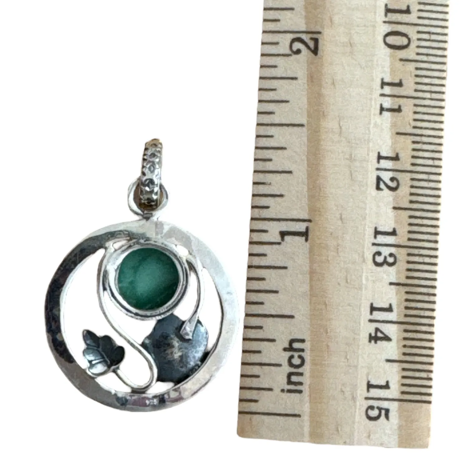 Variscite Solid 925 Sterling Silver Pendant