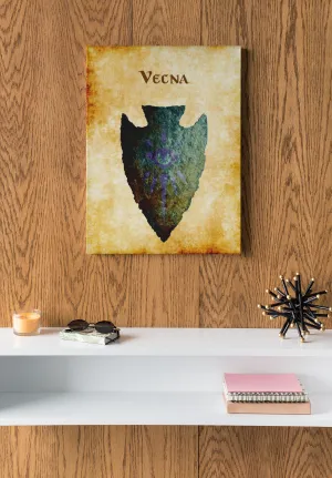 Vecna Heraldry of Greyhawk Anna Meyer Cartography Canvas Art Print