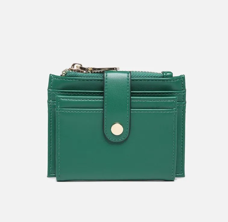 Vegan Leather Sam Mini Snap Wallet/Card Holder