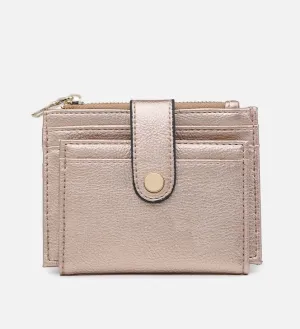 Vegan Leather Sam Mini Snap Wallet/Card Holder