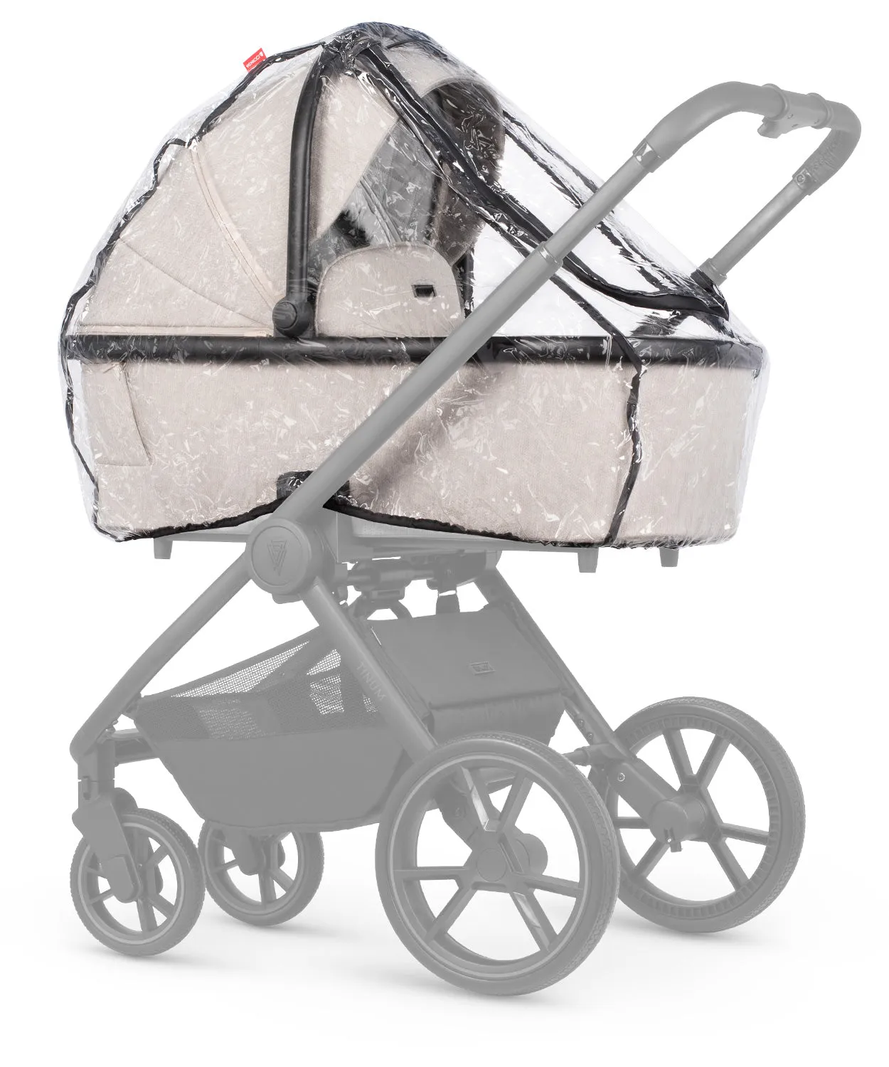 Venicci Tinum Edge bundle with Tiago iSize Car Seat & Base - Dust