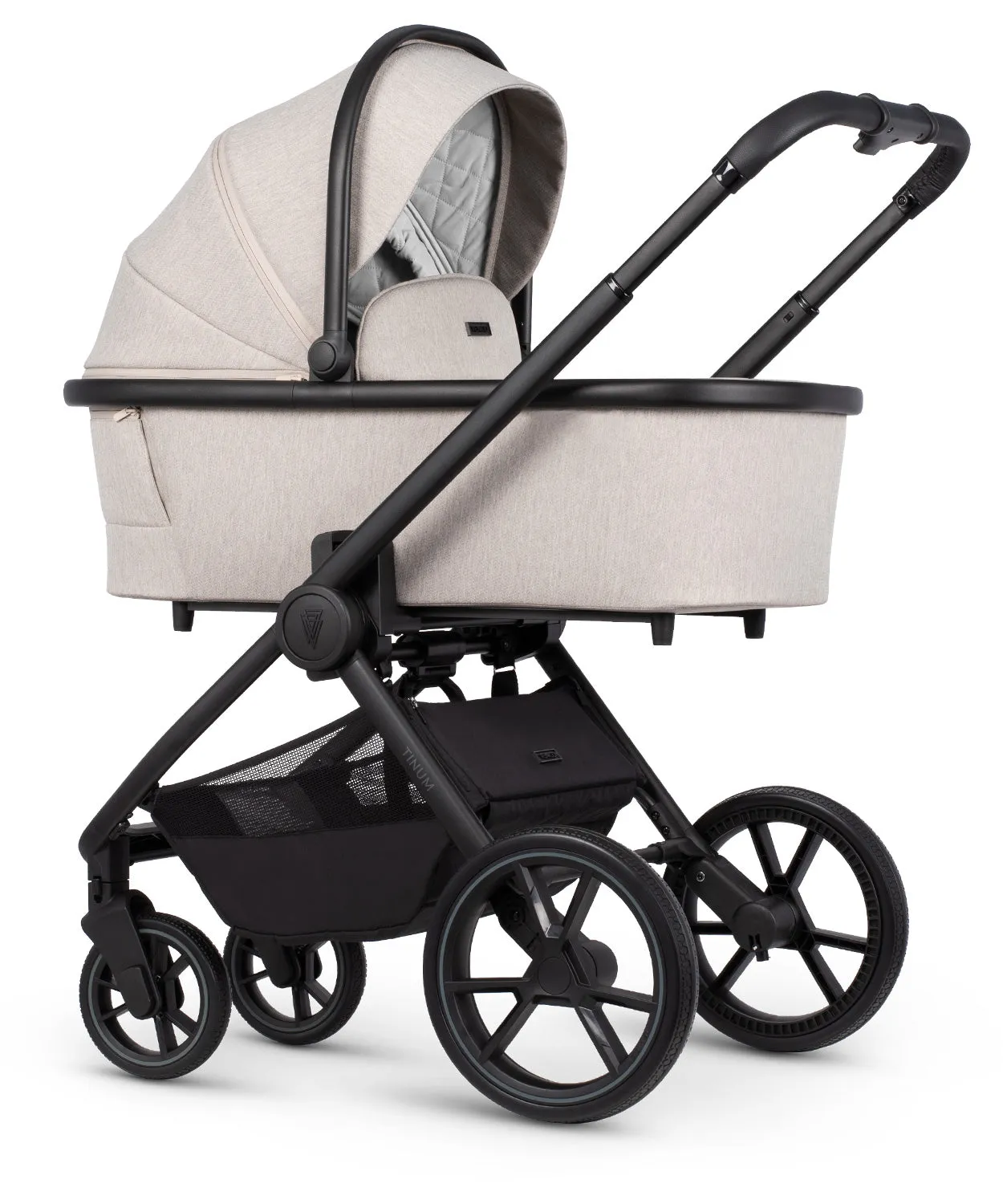 Venicci Tinum Edge bundle with Tiago iSize Car Seat & Base - Dust