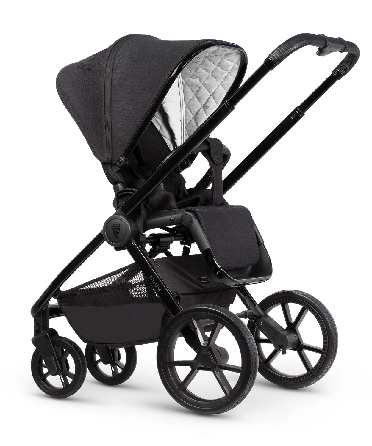Venicci Tinum Edge bundle with Tiago iSize Car Seat & Base  - Raven SE