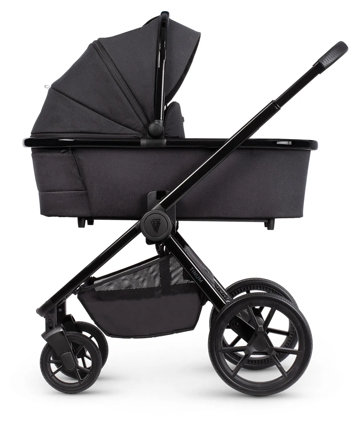 Venicci Tinum Edge bundle with Tiago iSize Car Seat & Base  - Raven SE