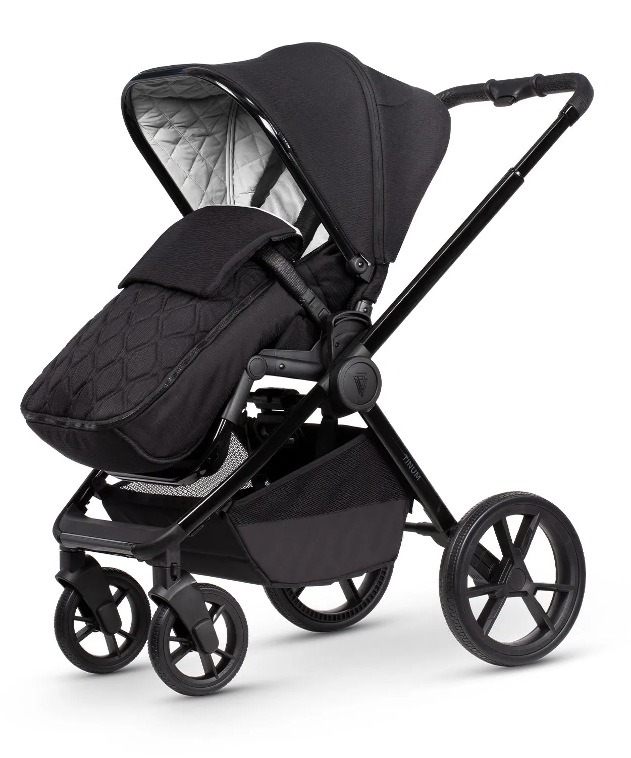 Venicci Tinum Edge bundle with Tiago iSize Car Seat & Base  - Raven SE