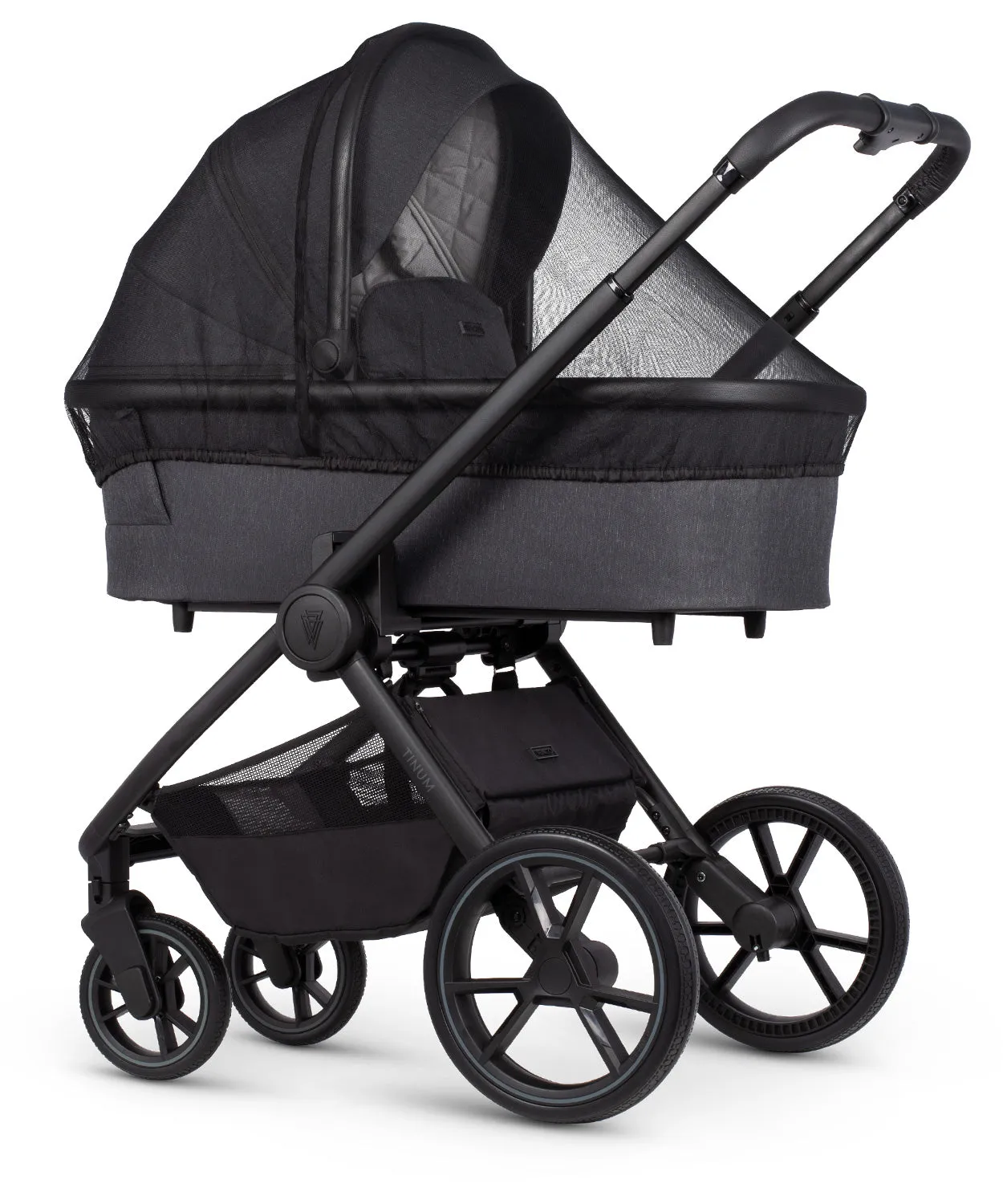 Venicci Tinum Edge bundle with Tiago iSize Car Seat  - Charcoal