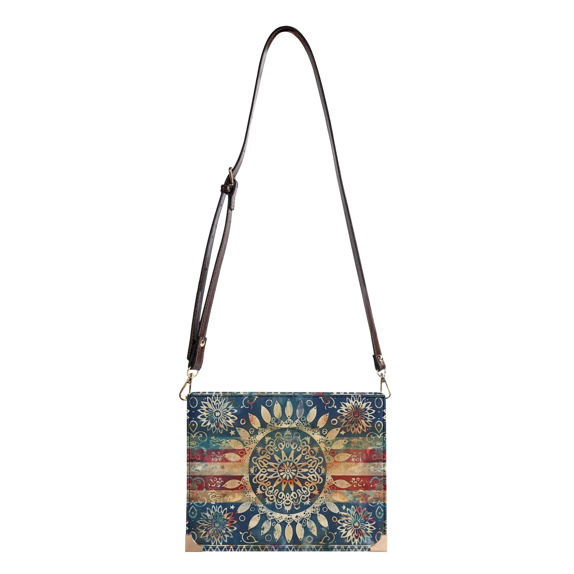 Vibrant Mandala Bible Cover Purse – Boho Style Cross Body Bag