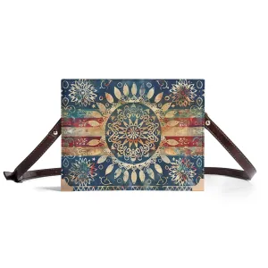 Vibrant Mandala Bible Cover Purse – Boho Style Cross Body Bag
