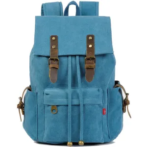 Vintage Canvas Drawstring Backpack For 15in Laptop
