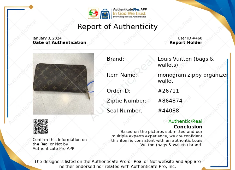 Wallet Luxury Designer By Louis Vuitton  Size: Large
