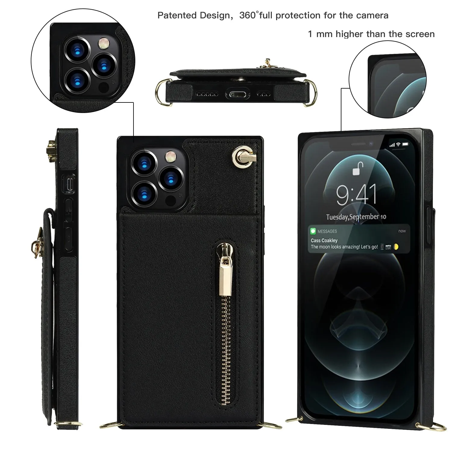 Wallet Phone Case w/Lanyard