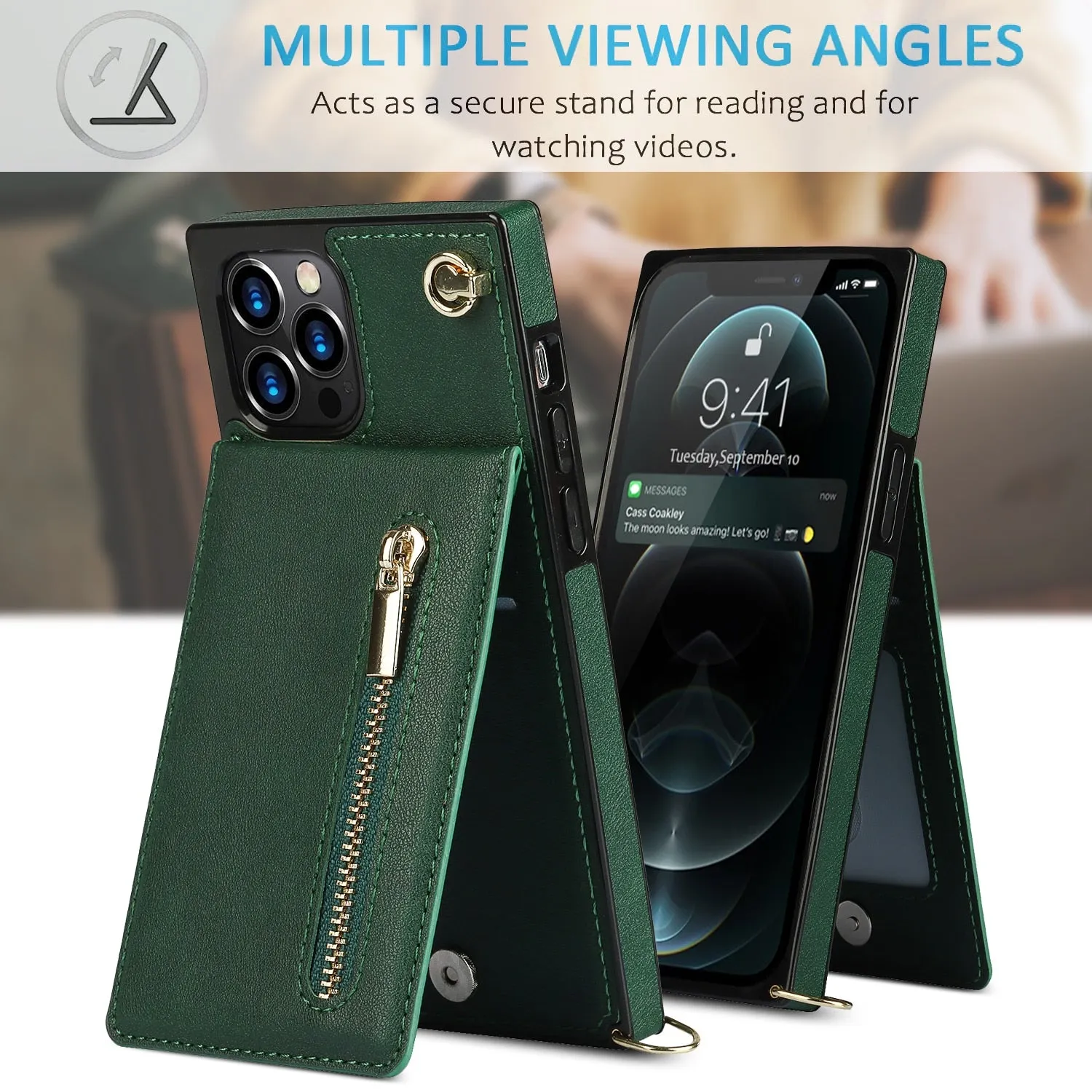 Wallet Phone Case w/Lanyard