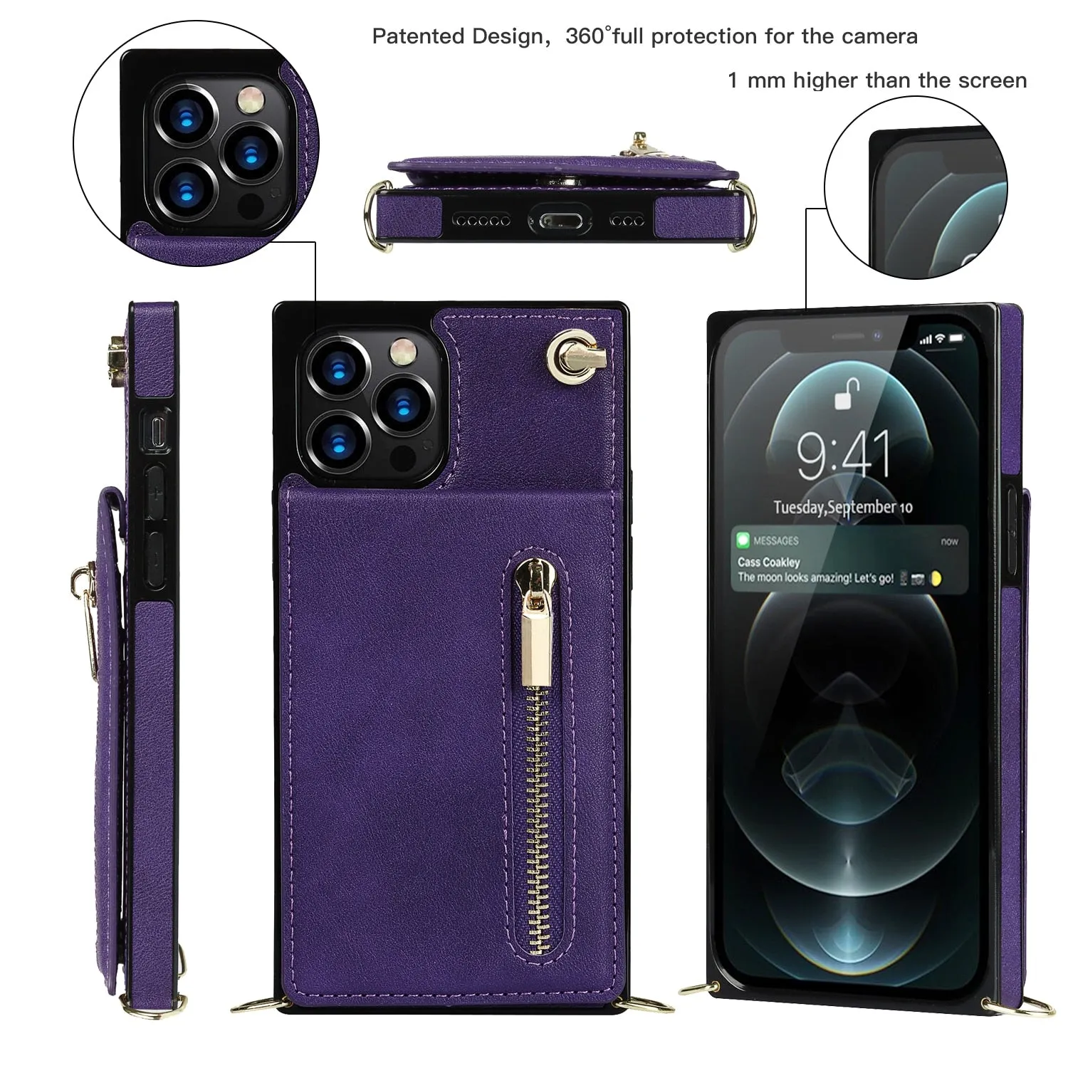 Wallet Phone Case w/Lanyard