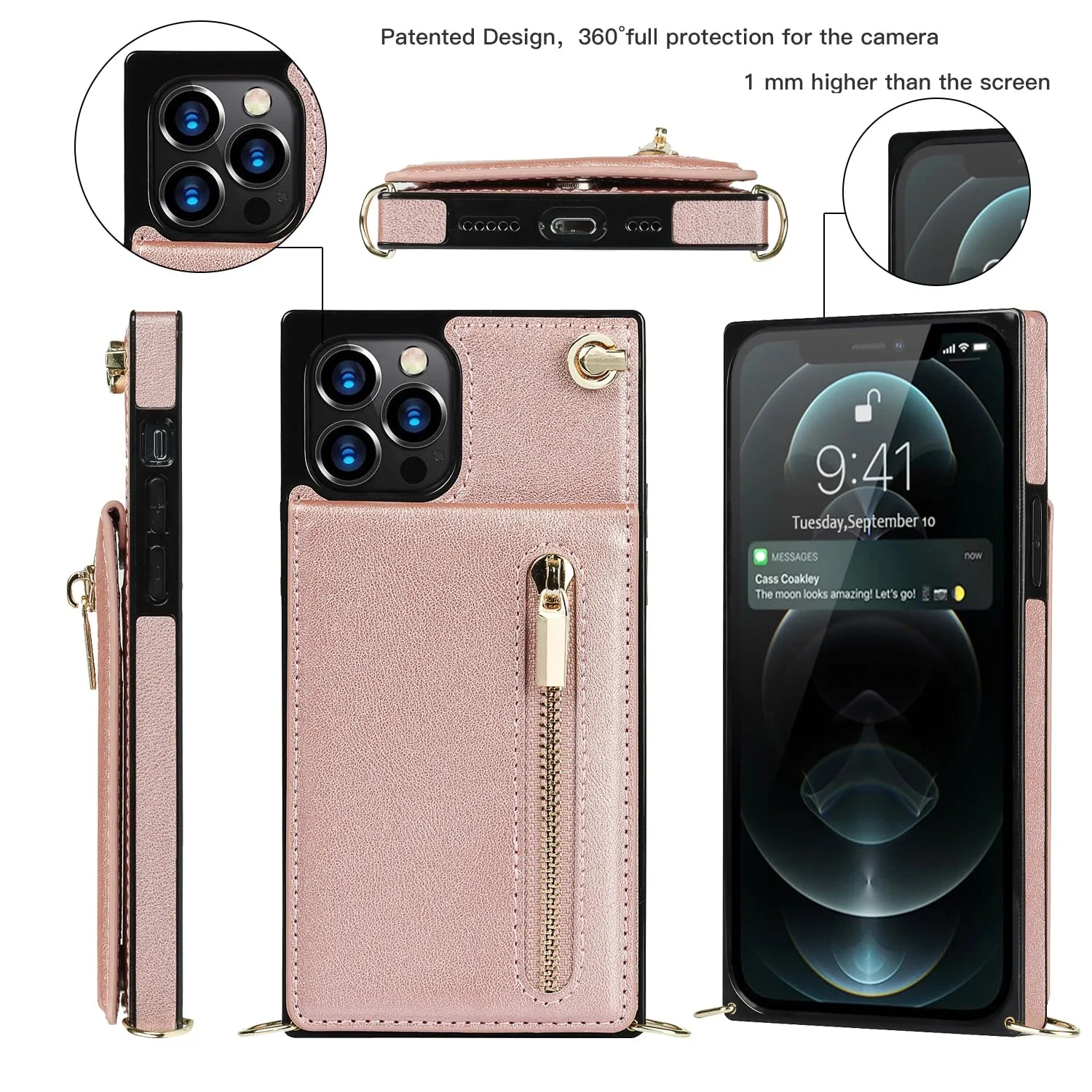 Wallet Phone Case w/Lanyard